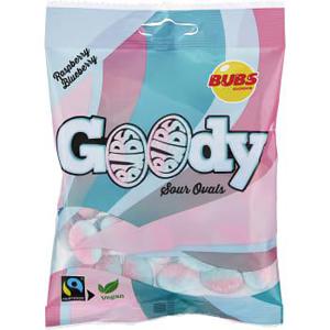 Bubs Goody Raspberry Blueberry 90g  Godis