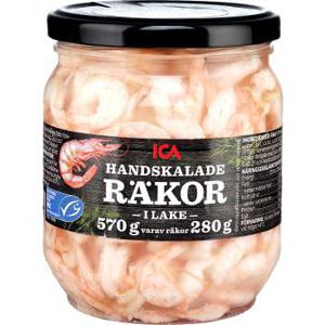 ICA Räkor Handskalade i lake 280g