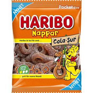 Haribo Godis Nappar Cola Sur 70g