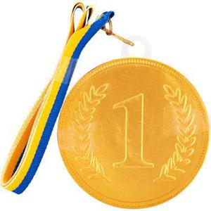 Steenland Chocolate Guldmedaljong choklad 23g 1-p