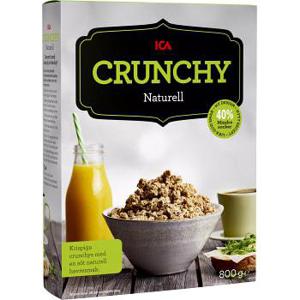 ICA Flingor Crunchy Naturell Mindre socker 800g