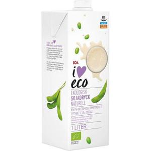 ICA I love eco Sojadryck 1L Ekologisk