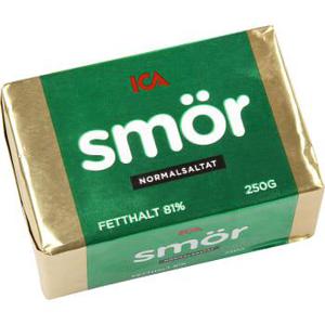 ICA Smör Normalsaltat 81% 250g