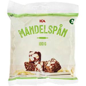 ICA Mandelspån blancherade 100g