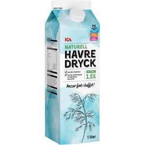 ICA Havredryck Naturell 1,5% 1l