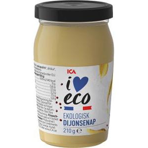 ICA I love eco Dijonsenap Ekologisk 210g