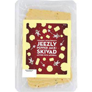 Astrid och aporna Veganost  Jeezly Pepperjack Skivad 180g