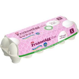 ICA Frukostägg Frigående 12-p