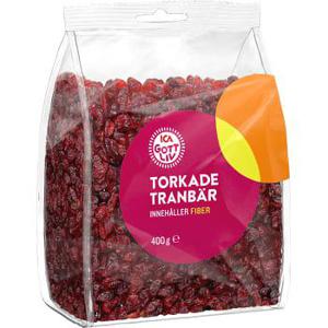ICA Gott Liv Torkade Tranbär 400g