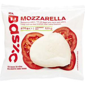 ICA Basic Mozzarella 125g