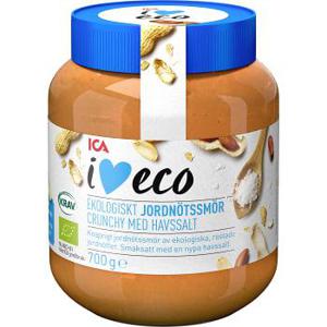 ICA I love eco Jordnötssmör Crunchy 700g