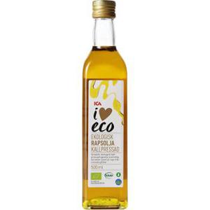 ICA I love eco Kallpressad Rapsolja 500ml KRAV