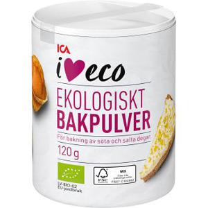 ICA I love eco Bakpulver Ekologiskt 120g