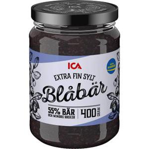 ICA Blåbärssylt Extra fin 400g