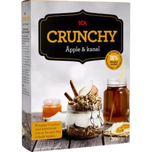 ICA Flingor Crunchy Äpple & kanel Mindre socker 800g