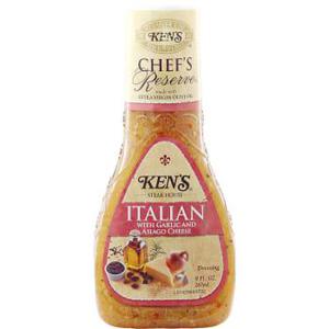Kens Italian dressing Garlic & asiago cheese 267ml