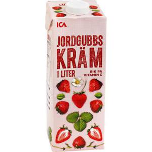 ICA Jordgubbskräm 1l