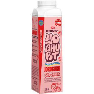 ICA Drickyoghurt Jordgubb 330ml