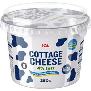 ICA Cottage cheese Naturell 4% 250g