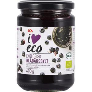 ICA I love eco Blåbärssylt 400g KRAV