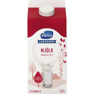 Valio Eila Mjölk Laktosfri 3% 1,5l