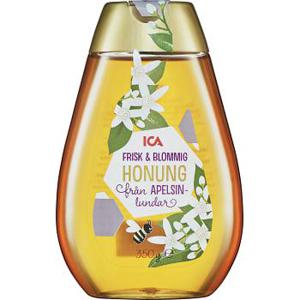 ICA Honung Flytande Len & blommig Apelsinblommor 350g
