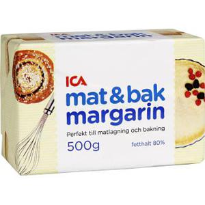 ICA Mat & bakmargarin 80% 500g