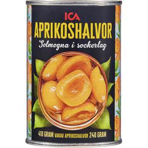 ICA Aprikoshalvor 410g