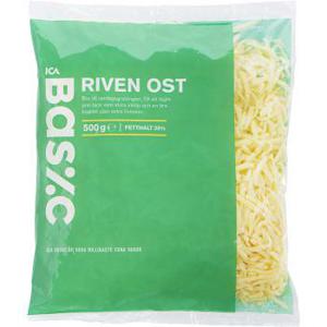 ICA Basic Riven ost 500g