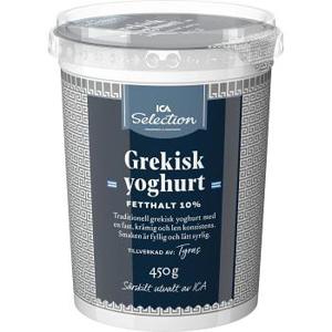 ICA Selection Grekisk Yoghurt 10% 450g
