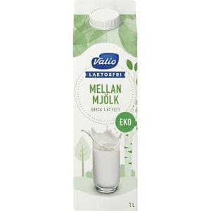 Valio Eila Mellanmjölk Laktosfri 1,5% 1l KRAV