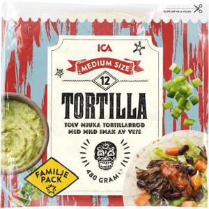 ICA Tortillabröd Familjepack 12-p