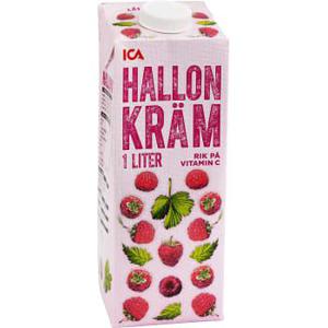 ICA Hallonkräm 1l