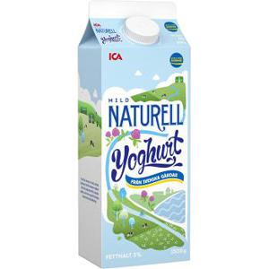 ICA Yoghurt Naturell 3% 1,5l