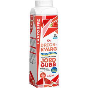 ICA Drickkvarg Jordgubb Utan Tillsatt Socker 33cl