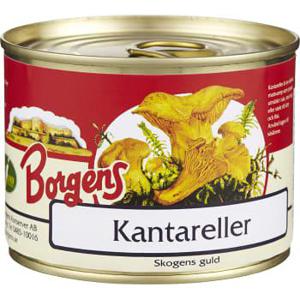 Borgens Kantareller i vatten 200g