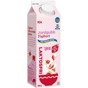 ICA Yoghurt Jordgubb Laktosfri 2,5% 1000g