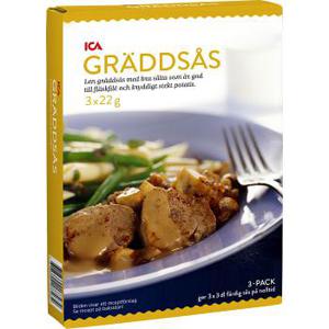 ICA Gräddsås 3-p 900ml