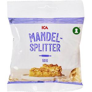 ICA Mandelsplitter 50g