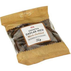 ICA Dadlar Choklad Kärnfria 130g