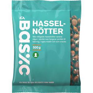 ICA Basic Hasselnötter 500g