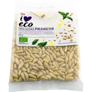 ICA I love eco Pinjenötter Ekologiska 30g
