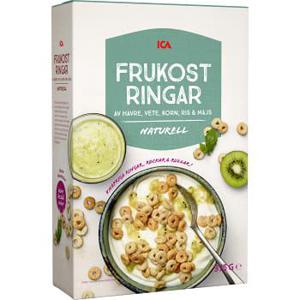 ICA Flingor Frukostringar 375g