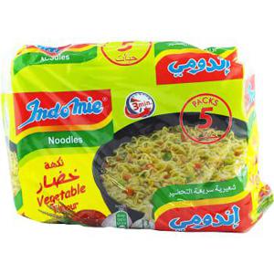Indomie Snabbnudlar Grönsakssmak 75g 5-p