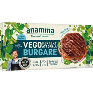 Anamma Vegoburgare Fryst 240g