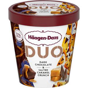 Häagen-Dazs Duo Dark Chocolate & Salted Caramel Crunch 420ml Häagen Dazs