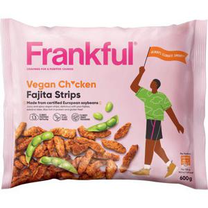 Frankful Vegan Ch*cken Fajita Strips Fryst 600g