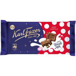 Karl Fazer Chokladkaka Mint Lentils 145g