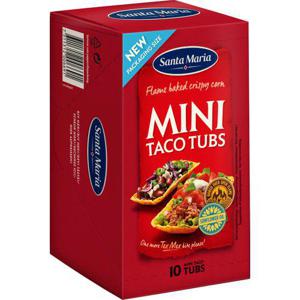 Santa Maria Mini Taco Tubs 88g