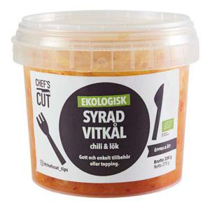 Frukt & Grönt Syrad Vitkål Chili & Vitlök EKO 300g Klass1